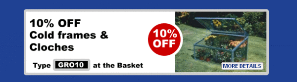 10% Off all Cold Frames and Cloches
